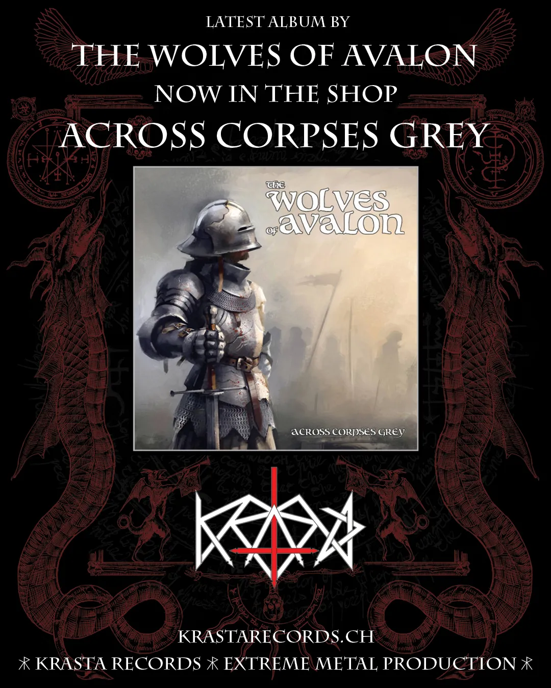 The Wolves of Avalon - Across Corpses Grey